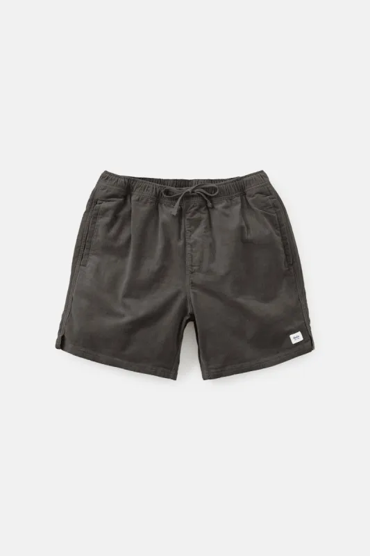 KATIN CORD LOCAL SHORT - BLACK WASH sold by Sun Diego Boardshops