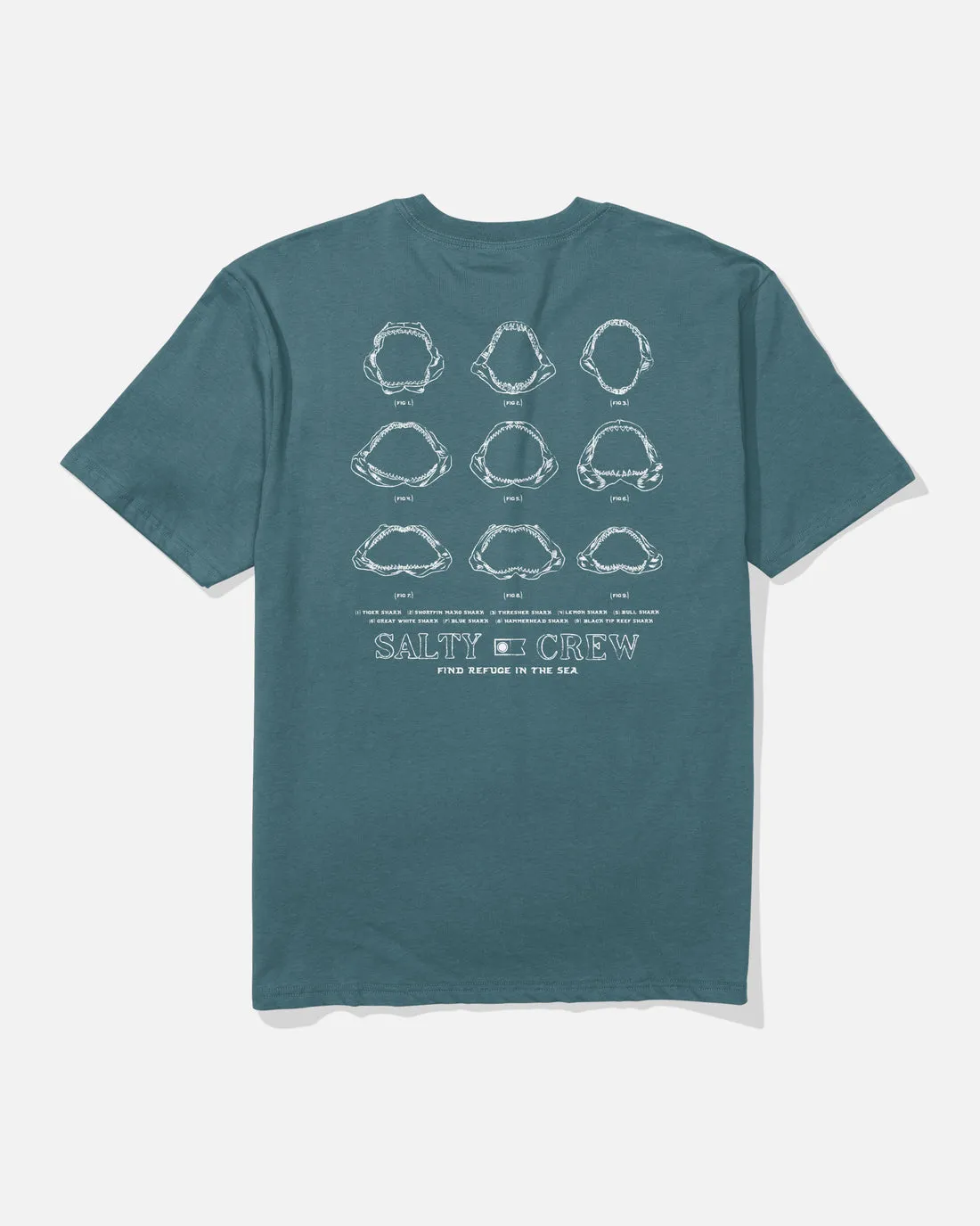 Salty Crew Jawbone Classic Tee - Hydro sold by Sun Diego Boardshops