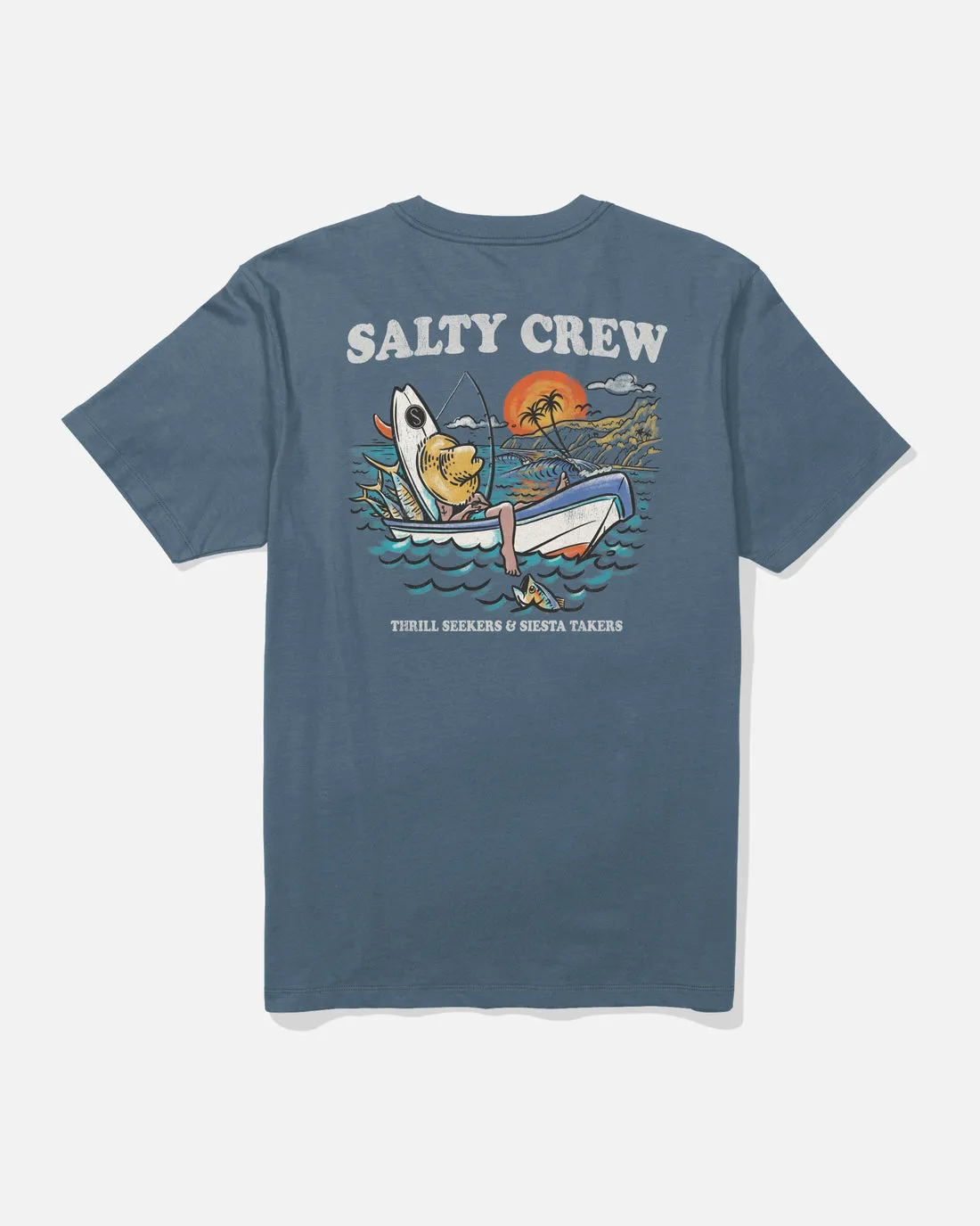 Salty Crew Down Time Tee - Slate sold by Sun Diego Boardshops
