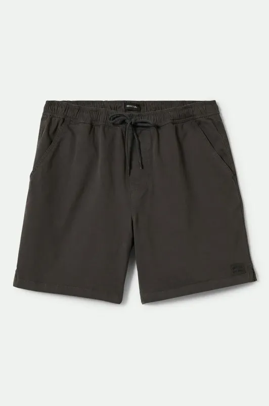 Brixton Everyday Vintage Wash Short - Washed Black sold by Sun Diego Boardshops