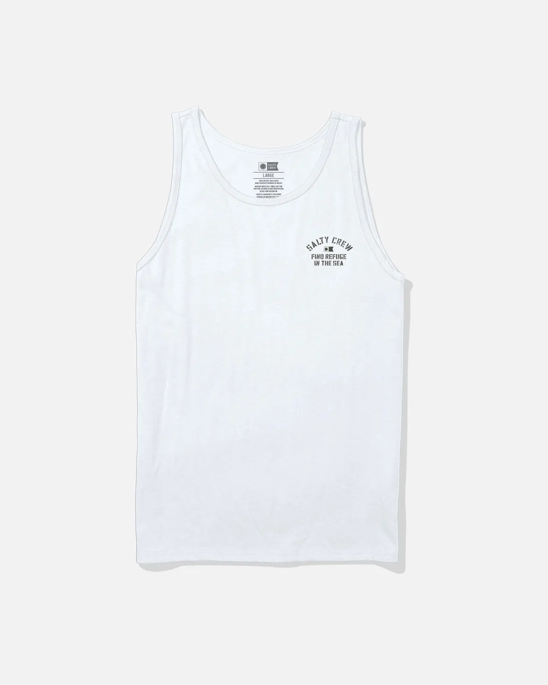 Salty Crew Even Keel Tank - White sold by Sun Diego Boardshops product image thumbnail 2