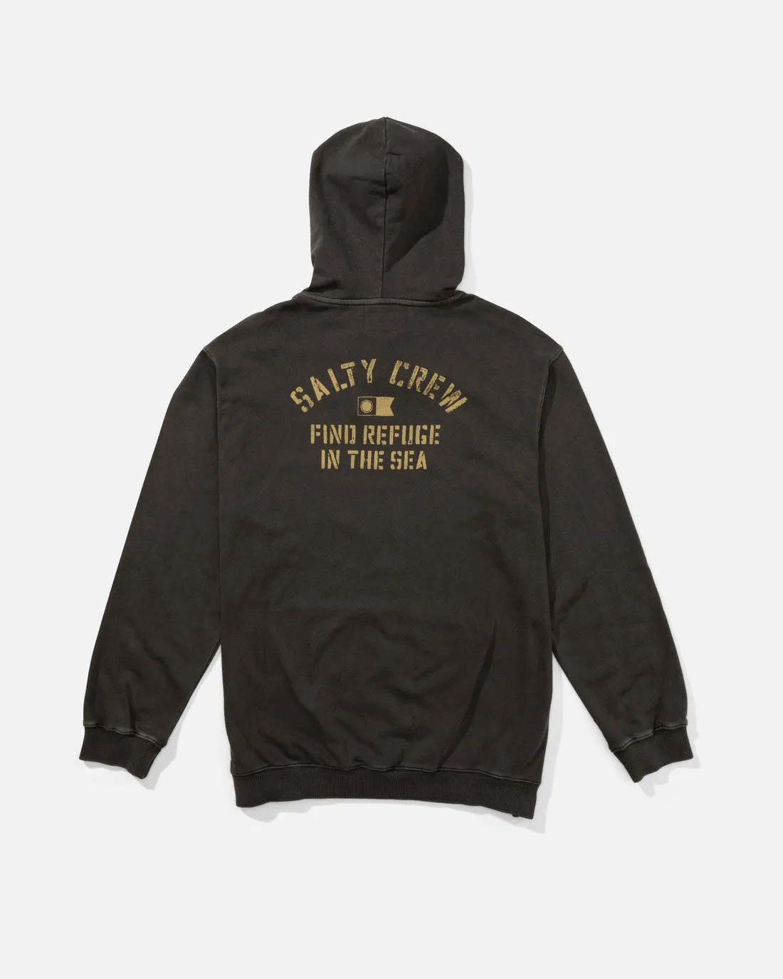 Salty Crew Even Keel Vintage Fleece Hoodie - Vintage Black sold by Sun Diego Boardshops