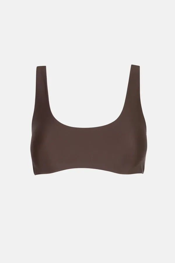 Rhythm Classic Crop Top - Chocolate sold by Sun Diego Boardshops product image thumbnail 4