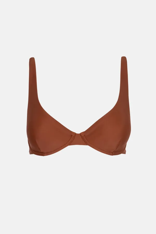 Rhythm Classic Underwire Top - Rust sold by Sun Diego Boardshops product image thumbnail 4