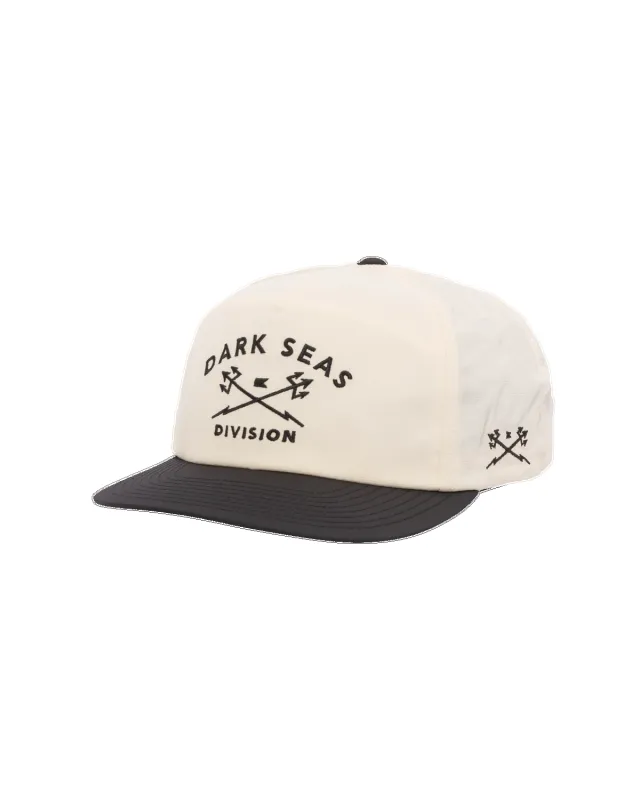Dark Seas Tridents Nylon Hat - White/Black sold by Sun Diego Boardshops