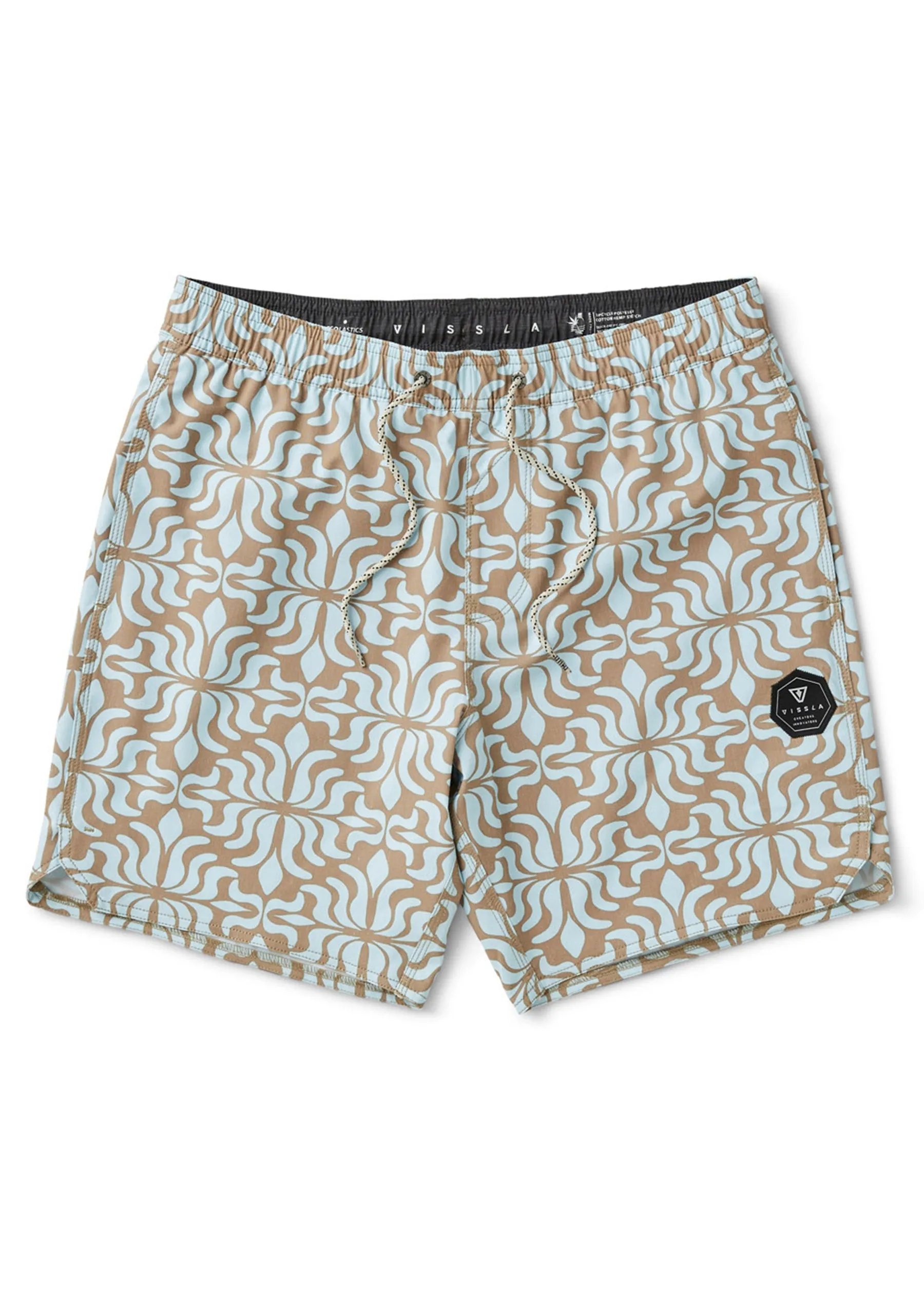Vissla Zanzibar 16.5" Ecolastic - Dark Khaki sold by Sun Diego Boardshops