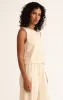 Z-Supply Sloane Cotton Jersey Tank - Panna Cotta sold by Sun Diego Boardshops