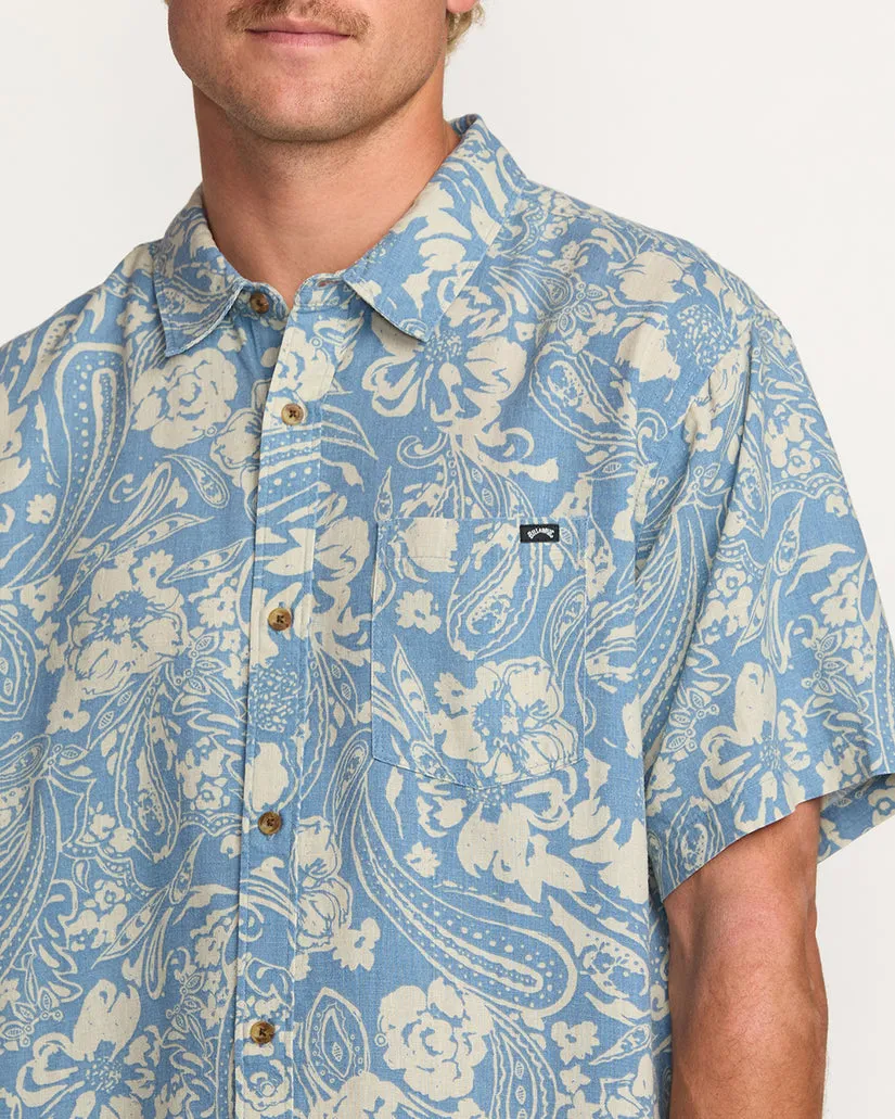 Billabong Cordoba Short Sleeve Shirt - Carolina Blue sold by Sun Diego Boardshops product image thumbnail 3
