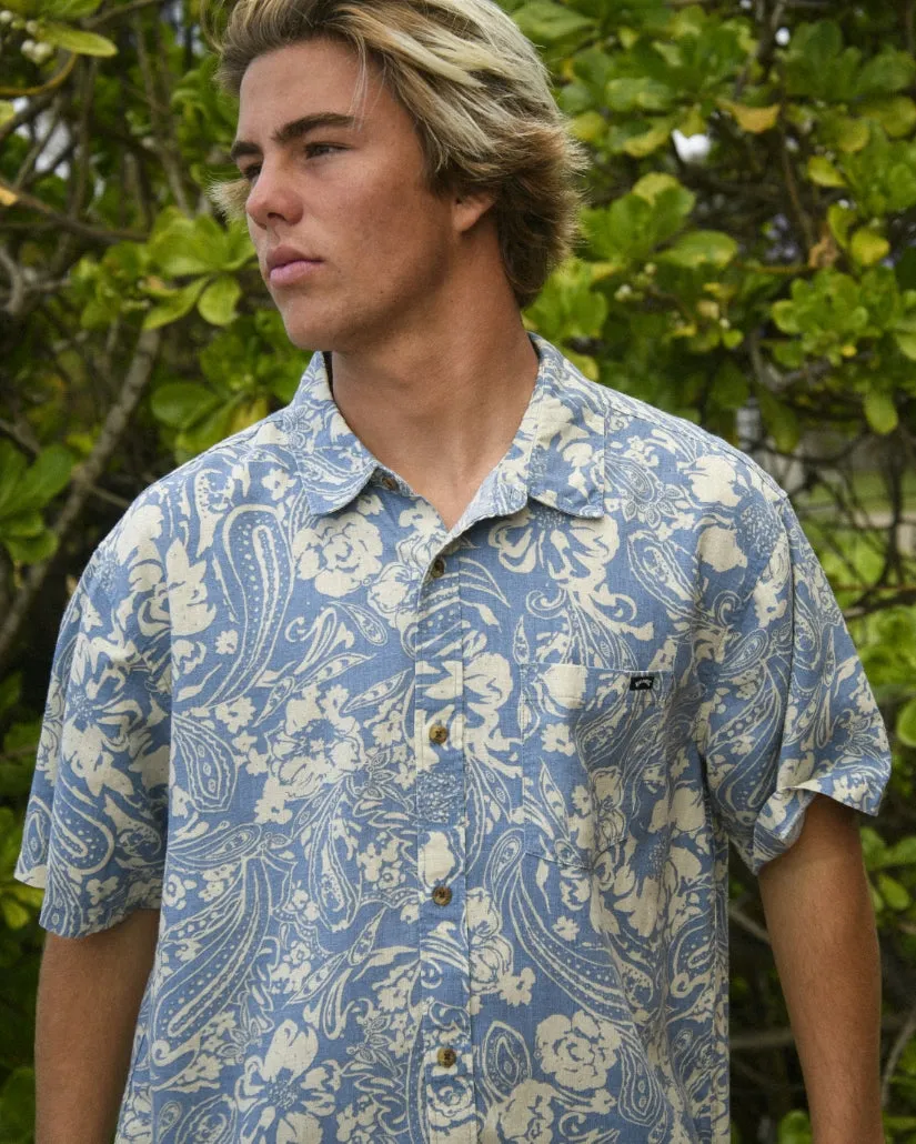 Billabong Cordoba Short Sleeve Shirt - Carolina Blue sold by Sun Diego Boardshops