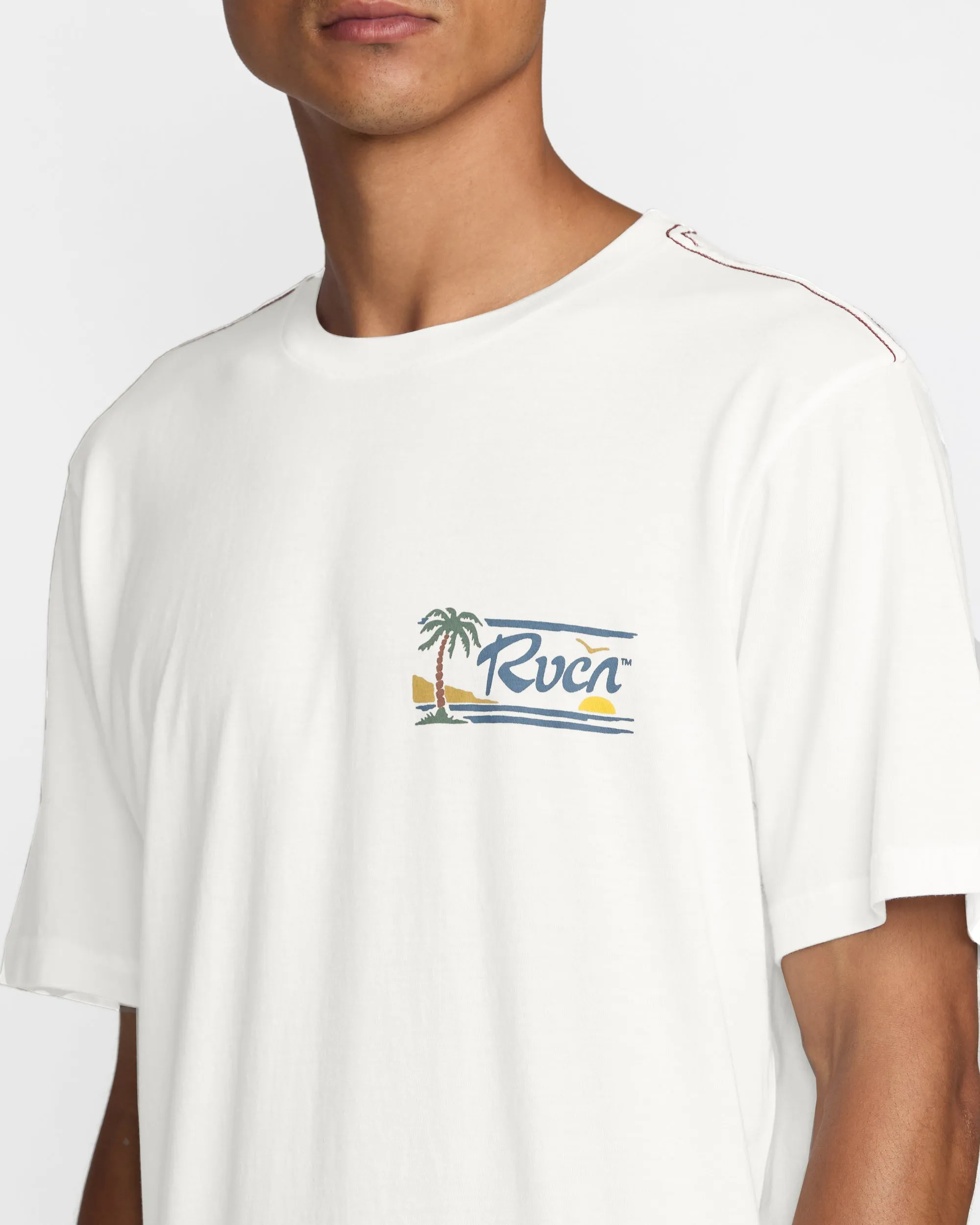 RVCA Exotica Short Sleeve Tee - Antique White sold by Sun Diego Boardshops product image thumbnail 3