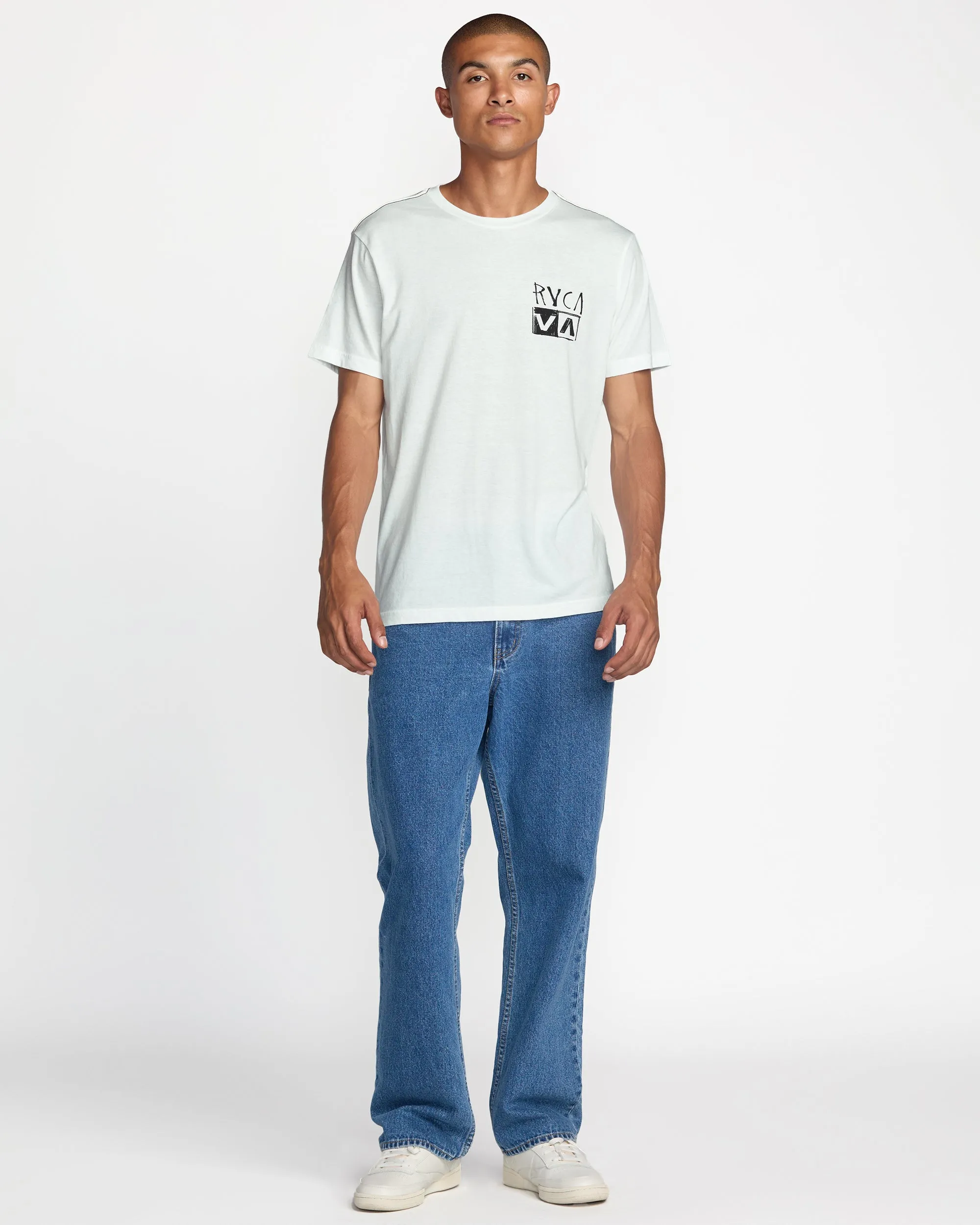 RVCA Horton Panther Short Sleeve Tee - Antique White sold by Sun Diego Boardshops product image thumbnail 3