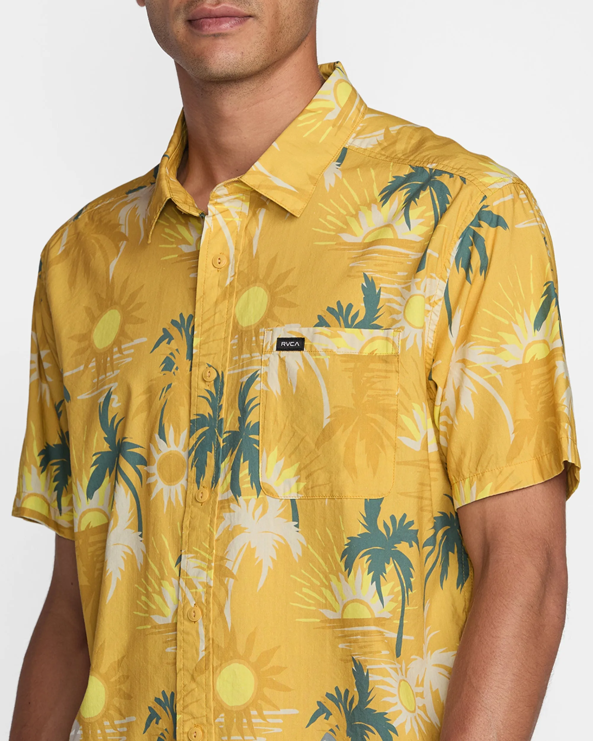 RVCA Exotica Ii Short Sleeve Shirt - Natural sold by Sun Diego Boardshops product image thumbnail 3