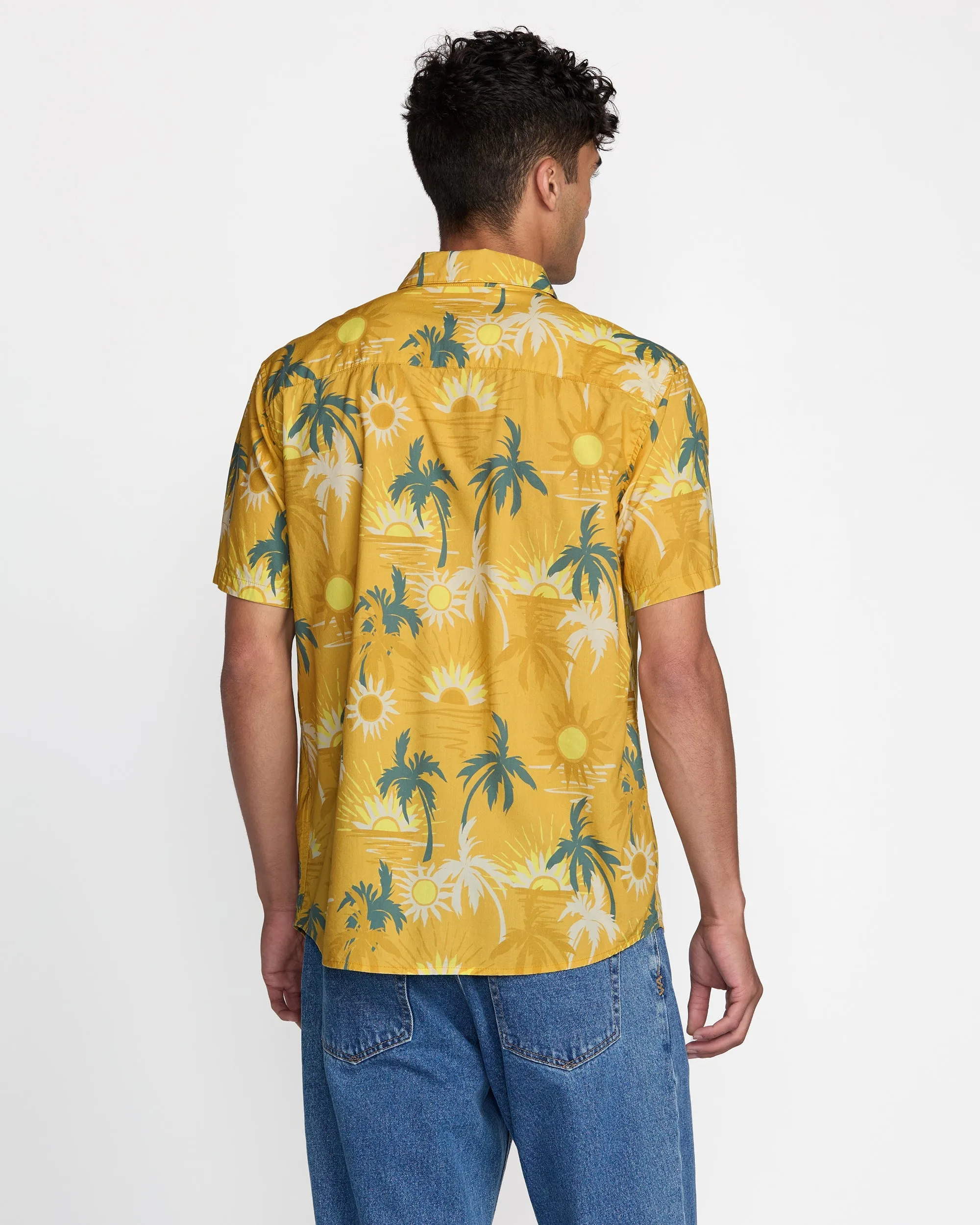 RVCA Exotica Ii Short Sleeve Shirt - Natural sold by Sun Diego Boardshops product image thumbnail 2