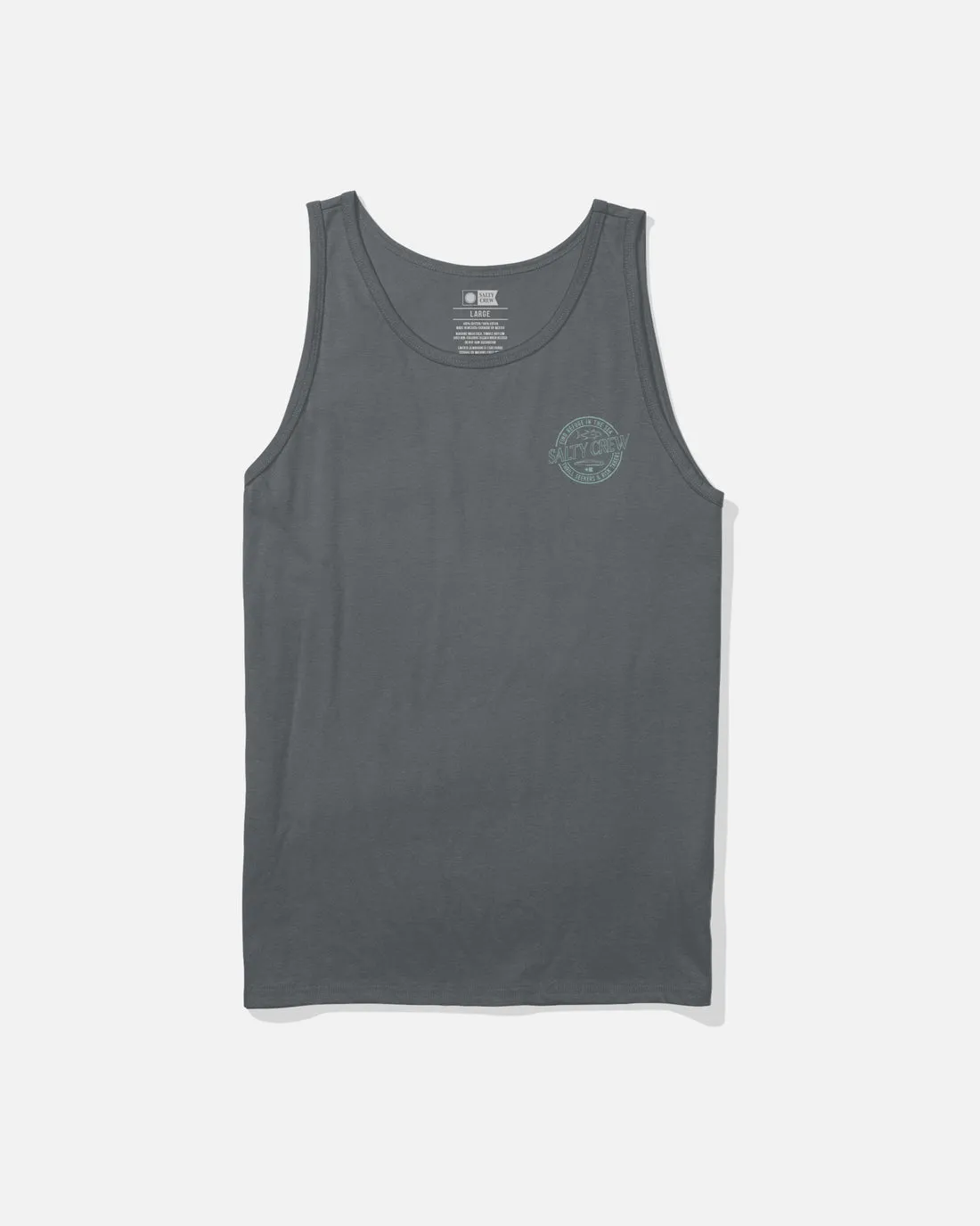 Salty Crew Skewed Tank - Charcoal sold by Sun Diego Boardshops product image thumbnail 2