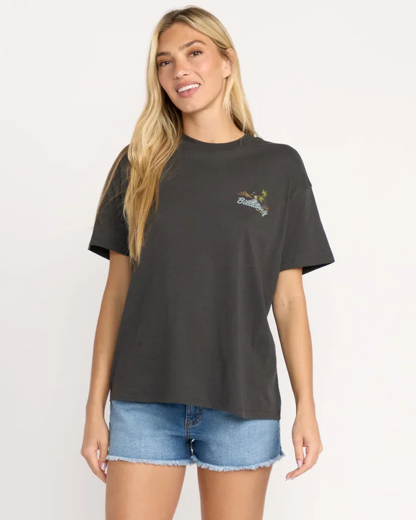 Billabong What A Vibe Tee - Off Black sold by Sun Diego Boardshops