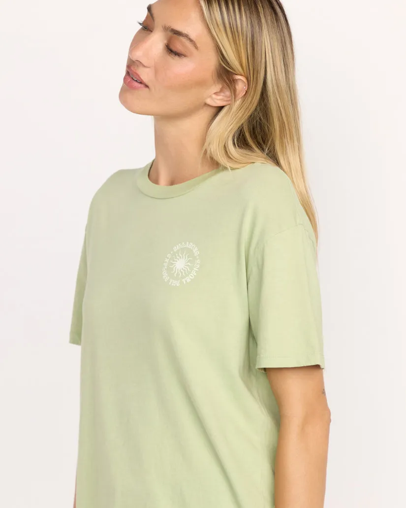 Billabong Paradise Calling Tee - Pistachio Gfm0 sold by Sun Diego Boardshops product image thumbnail 3
