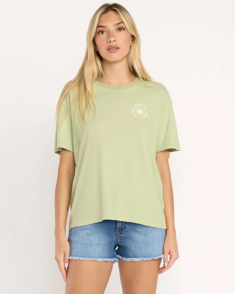 Billabong Paradise Calling Tee - Pistachio Gfm0 sold by Sun Diego Boardshops product image thumbnail 2
