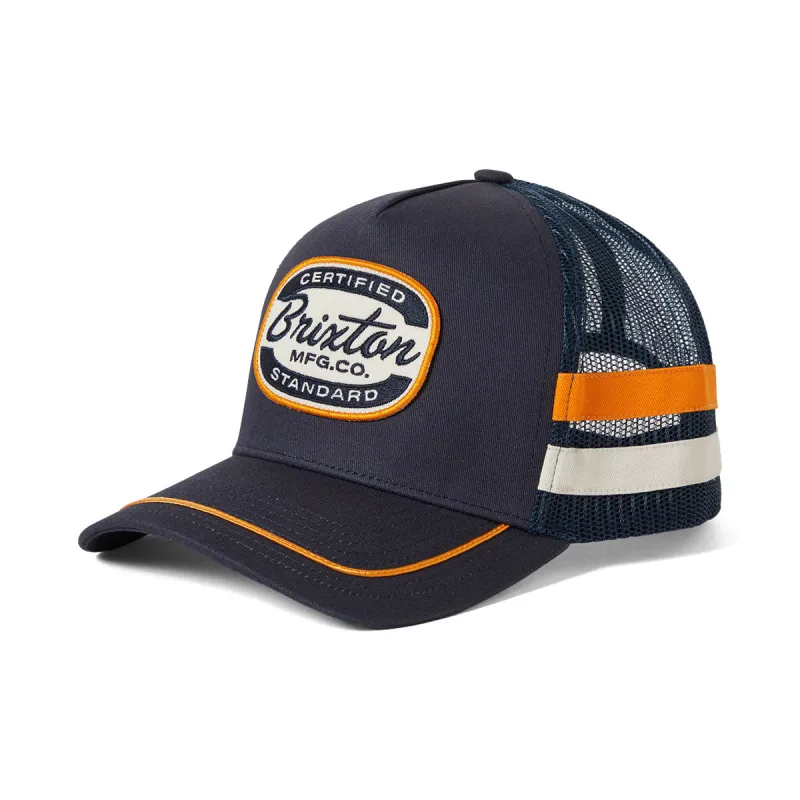 Brixton Copley Netplus Trucker Hat - Navy/Navy sold by Sun Diego Boardshops