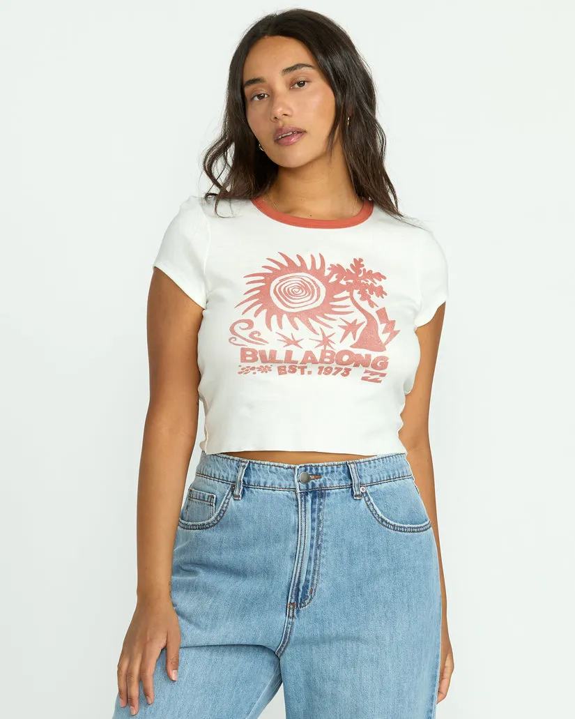 Billabong Electric Feeling Tee - Salt Crystal sold by Sun Diego Boardshops product image thumbnail 3