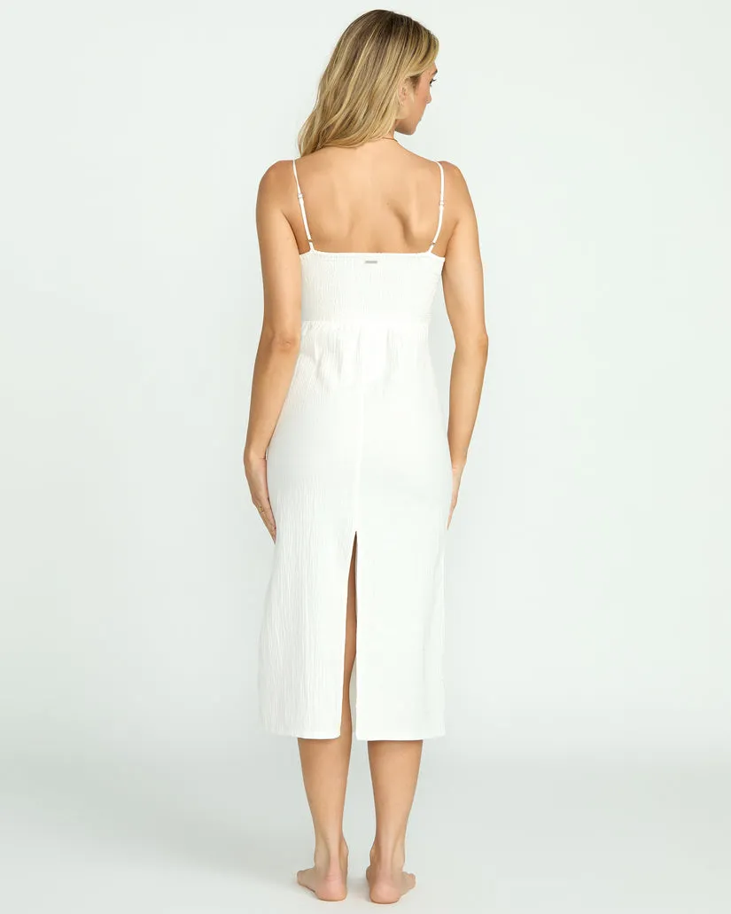 Billabong Crystal Clear Midi Dress - Salt Crystal sold by Sun Diego Boardshops product image thumbnail 3