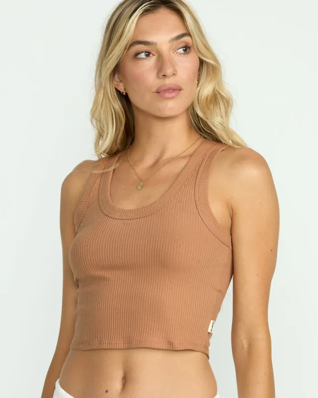 Billabong Rerun Tank - Rose Brown sold by Sun Diego Boardshops