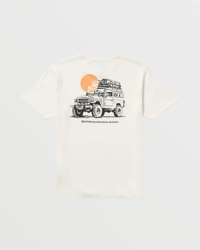 Billabong Making Tracks A/Div Tee - Off White sold by Sun Diego Boardshops product image thumbnail 3