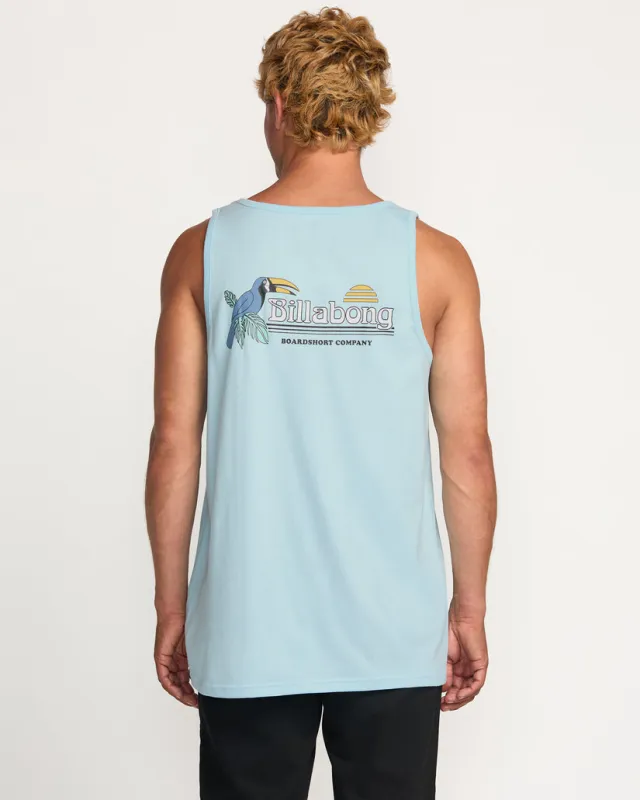 Billabong Lounge Premium Tank - Coastal Blue sold by Sun Diego Boardshops
