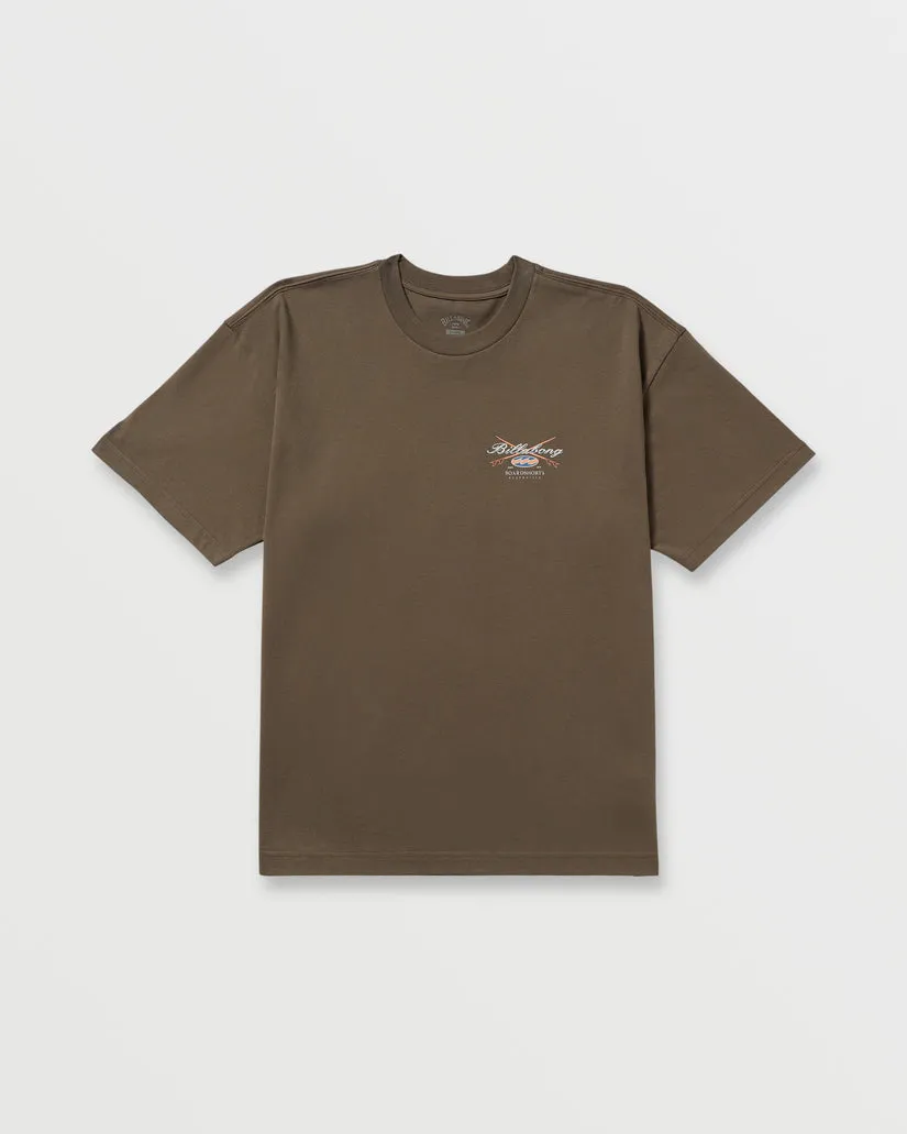 Billabong Crossboards Og Tee - Brown sold by Sun Diego Boardshops