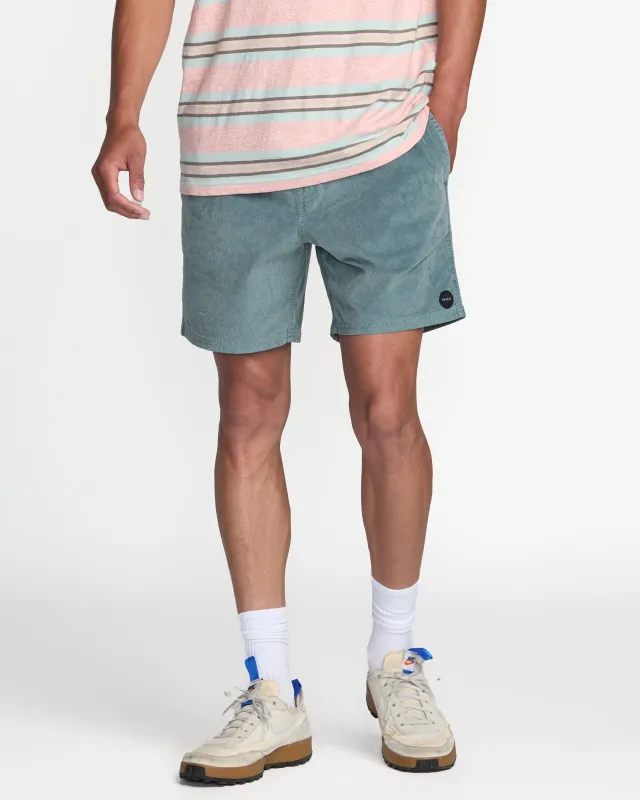 RVCA Escape Elastic Cord Short Ii - Lead sold by Sun Diego Boardshops