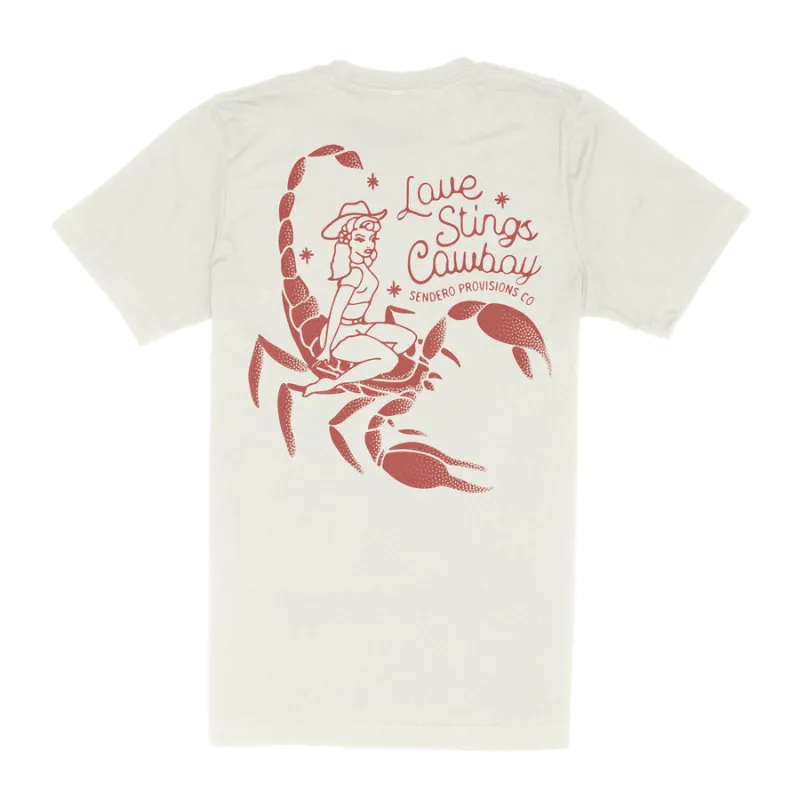 Sendero Love Stings T-Shirt - Vintage White sold by Sun Diego Boardshops