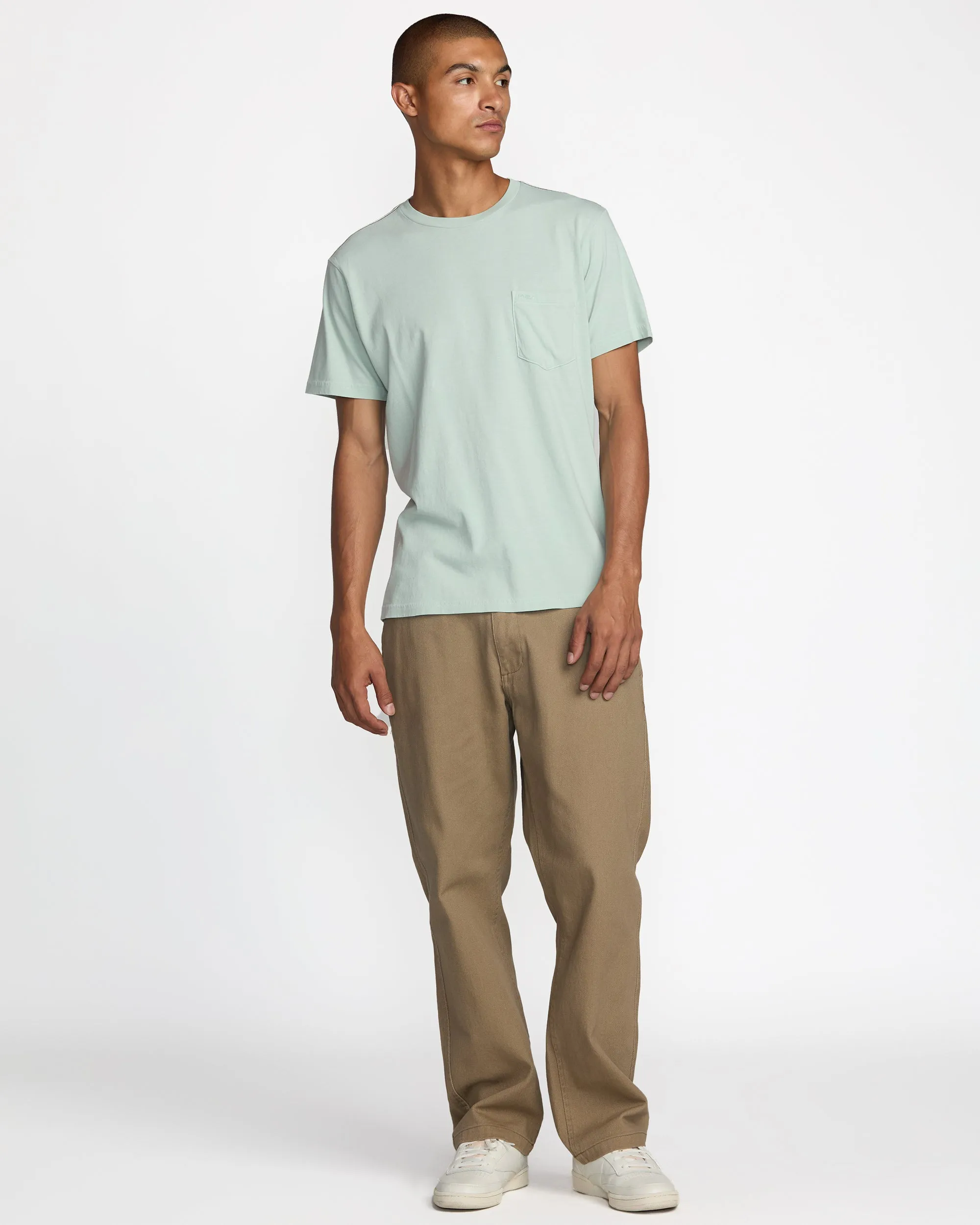 RVCA Ptc 2 Pigment Short Sleeve Tee - Blue Haze sold by Sun Diego Boardshops product image thumbnail 4
