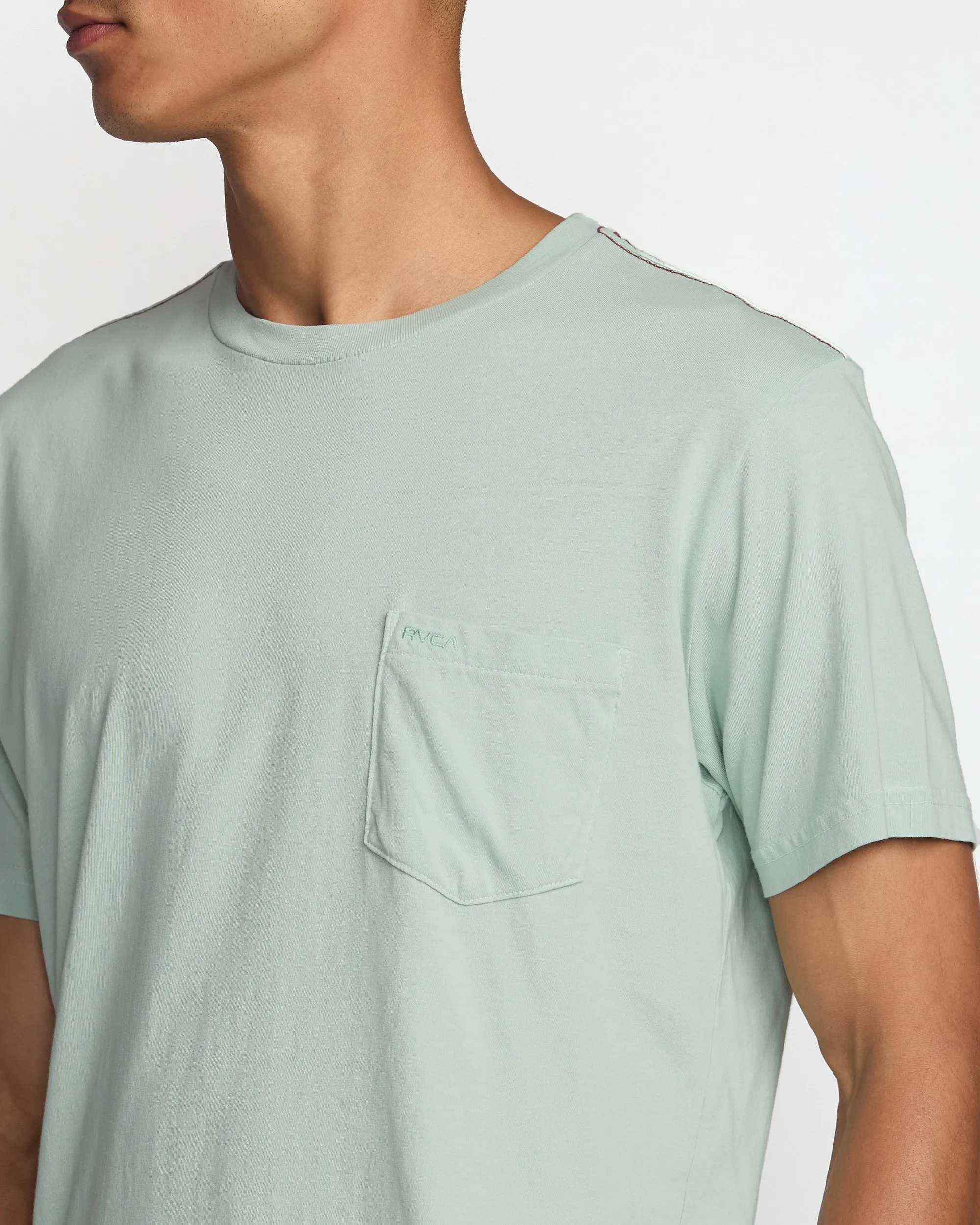 RVCA Ptc 2 Pigment Short Sleeve Tee - Blue Haze sold by Sun Diego Boardshops product image thumbnail 3