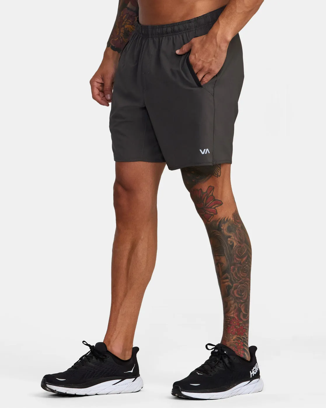 RVCA Yogger Stretch 17" Short - Slate sold by Sun Diego Boardshops product image thumbnail 4
