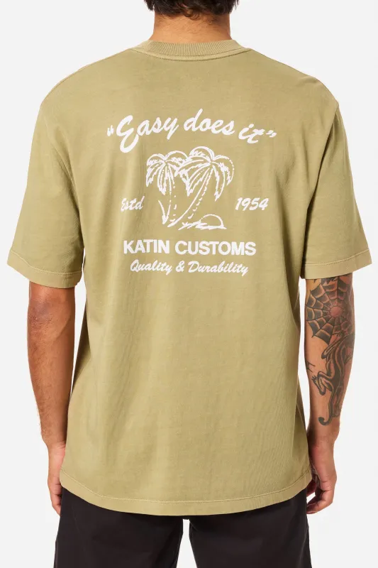 Katin Suds Relaxed Tee - Black Wash Pigment Dye sold by Sun Diego Boardshops