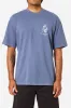 Katin Forecast Relaxed Tee - Blue Pigment Dye sold by Sun Diego Boardshops