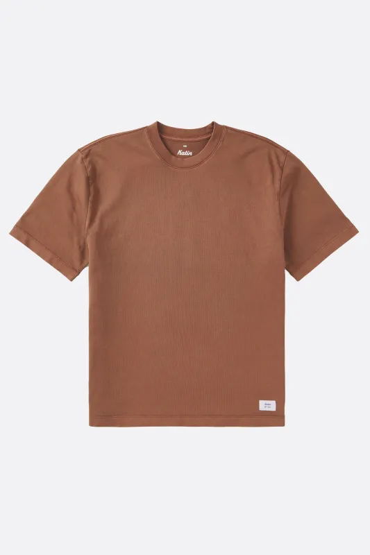 Katin Box Fit Heritage Tee - Rain Drum Pigment Dye sold by Sun Diego Boardshops