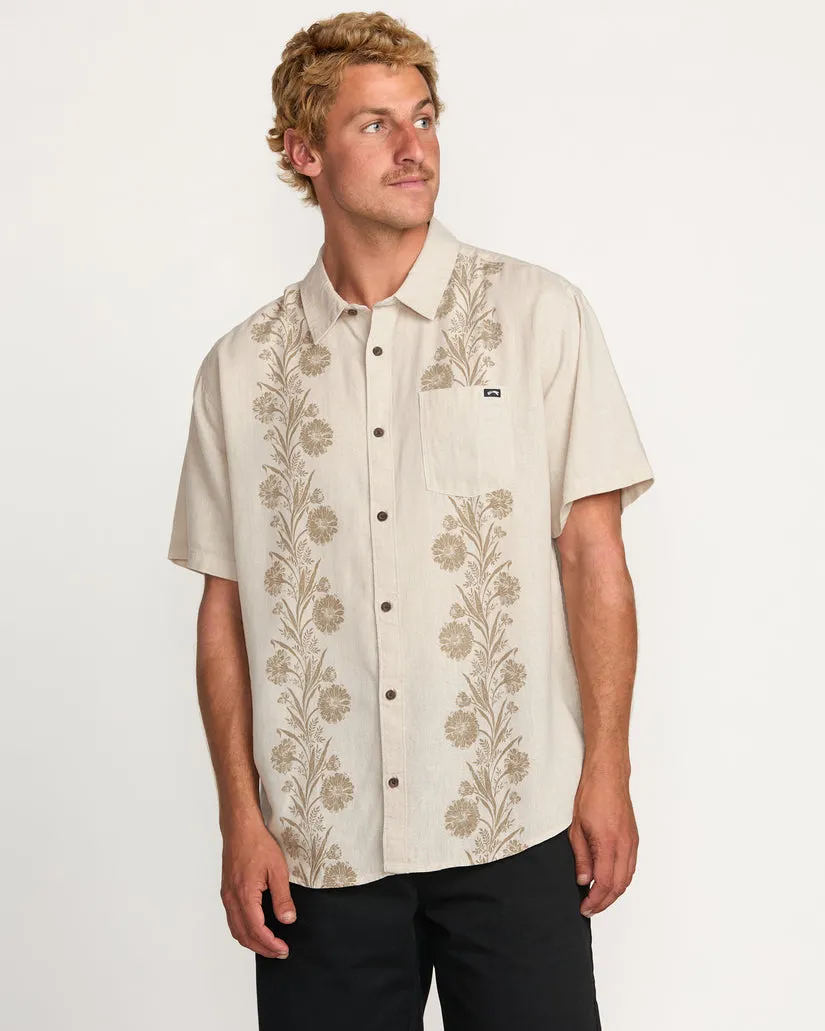 Billabong Cordoba Short Sleeve Shirt - Stone sold by Sun Diego Boardshops