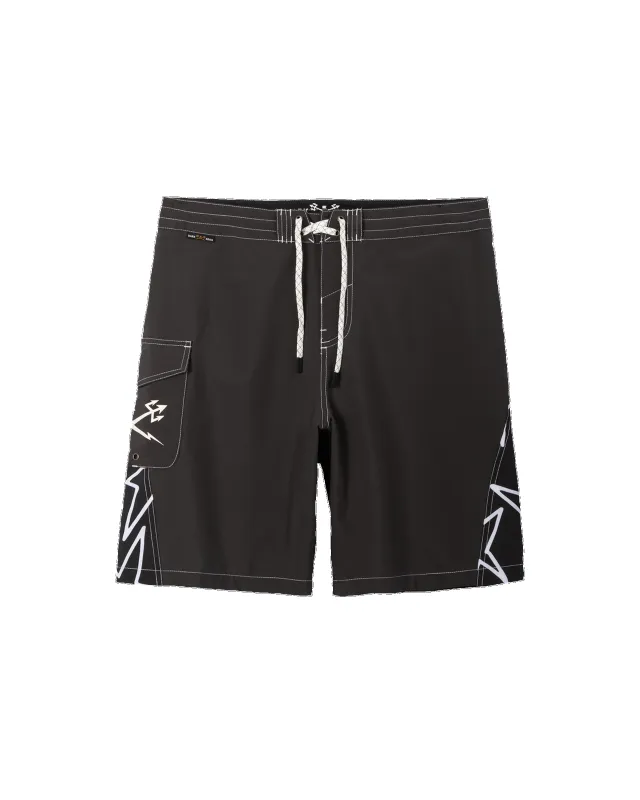 Dark Seas Time Warp Boardshort - Black sold by Sun Diego Boardshops