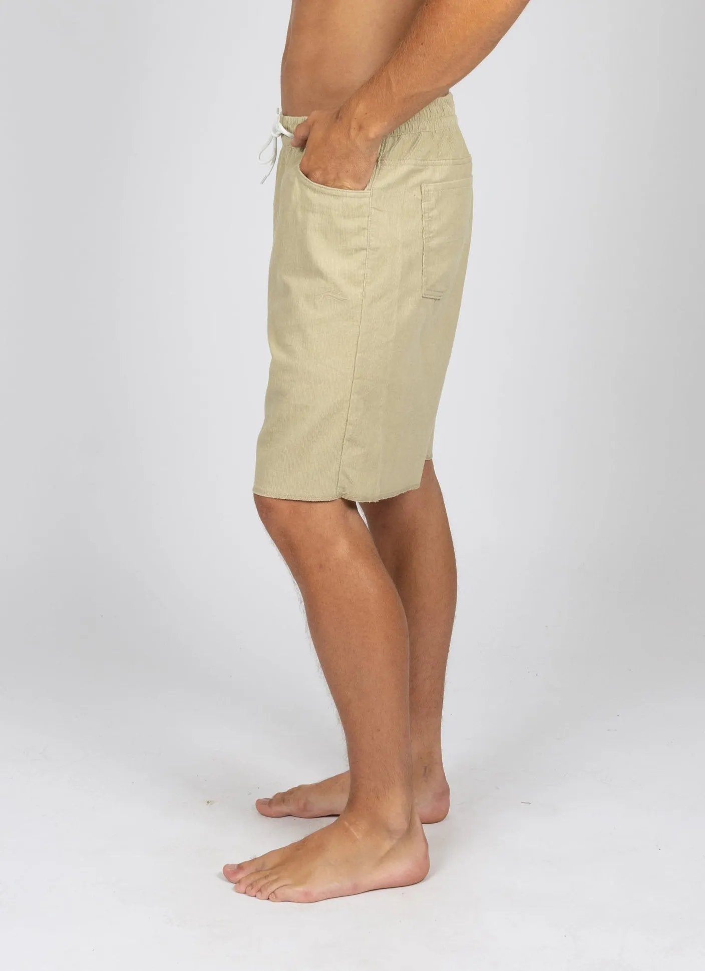Rusty Master Cord Walkshort - Pale Khaki sold by Sun Diego Boardshops product image thumbnail 3