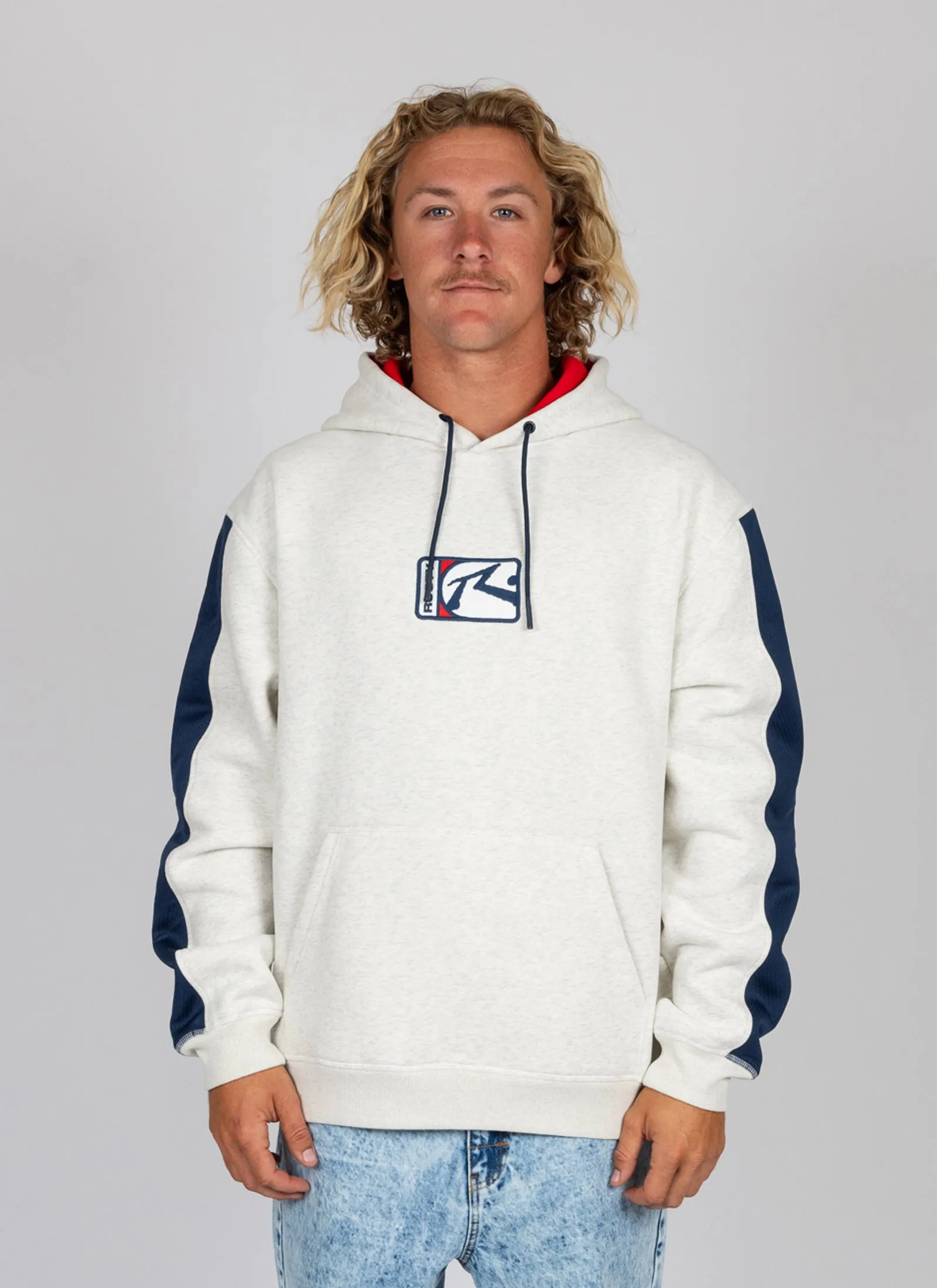Rusty Cover-Lock Hooded Pull Over - Athletic Heather sold by Sun Diego Boardshops product image thumbnail 2