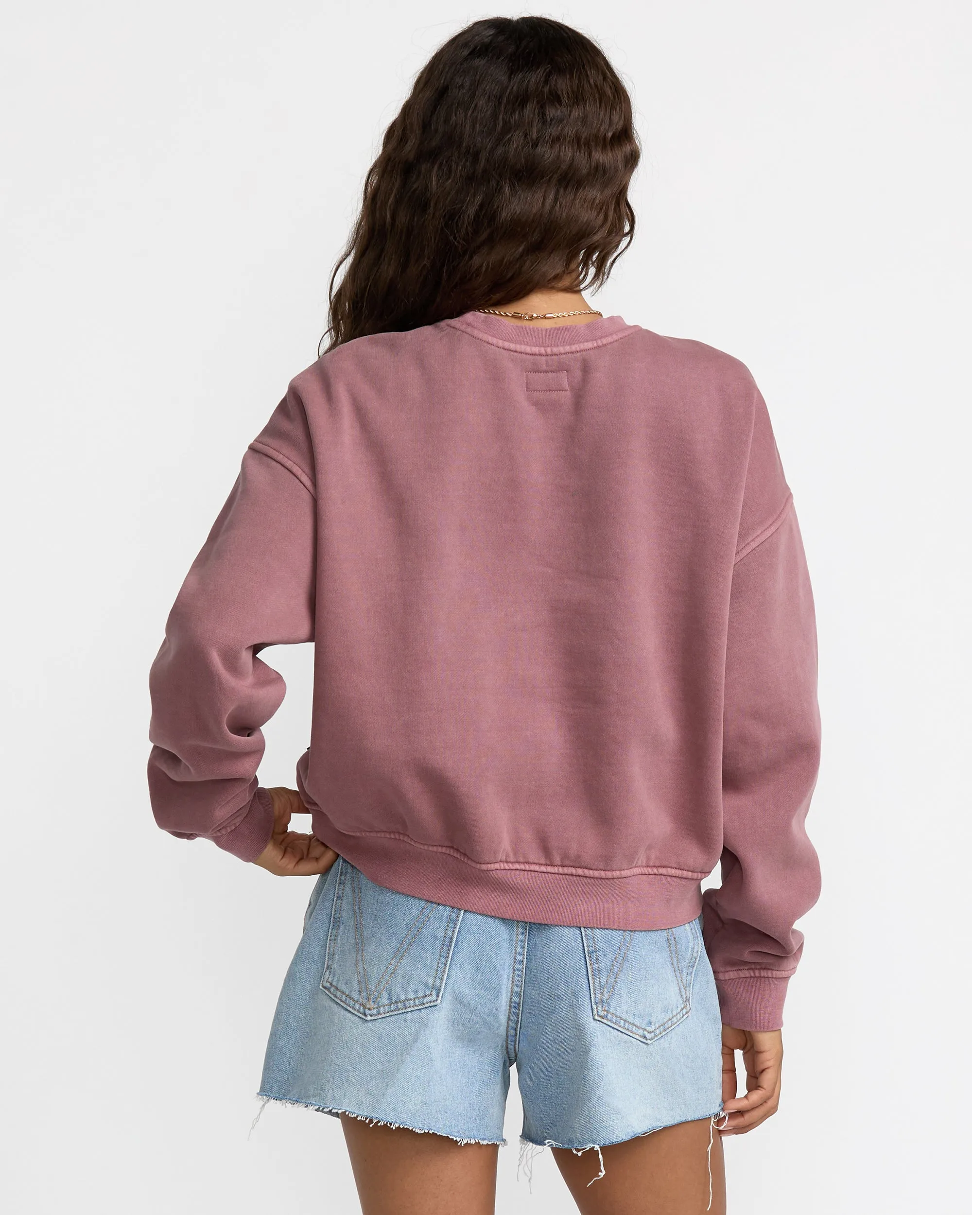 RVCA Forever Fleece Sweatshirt - Acid Brown sold by Sun Diego Boardshops product image thumbnail 2