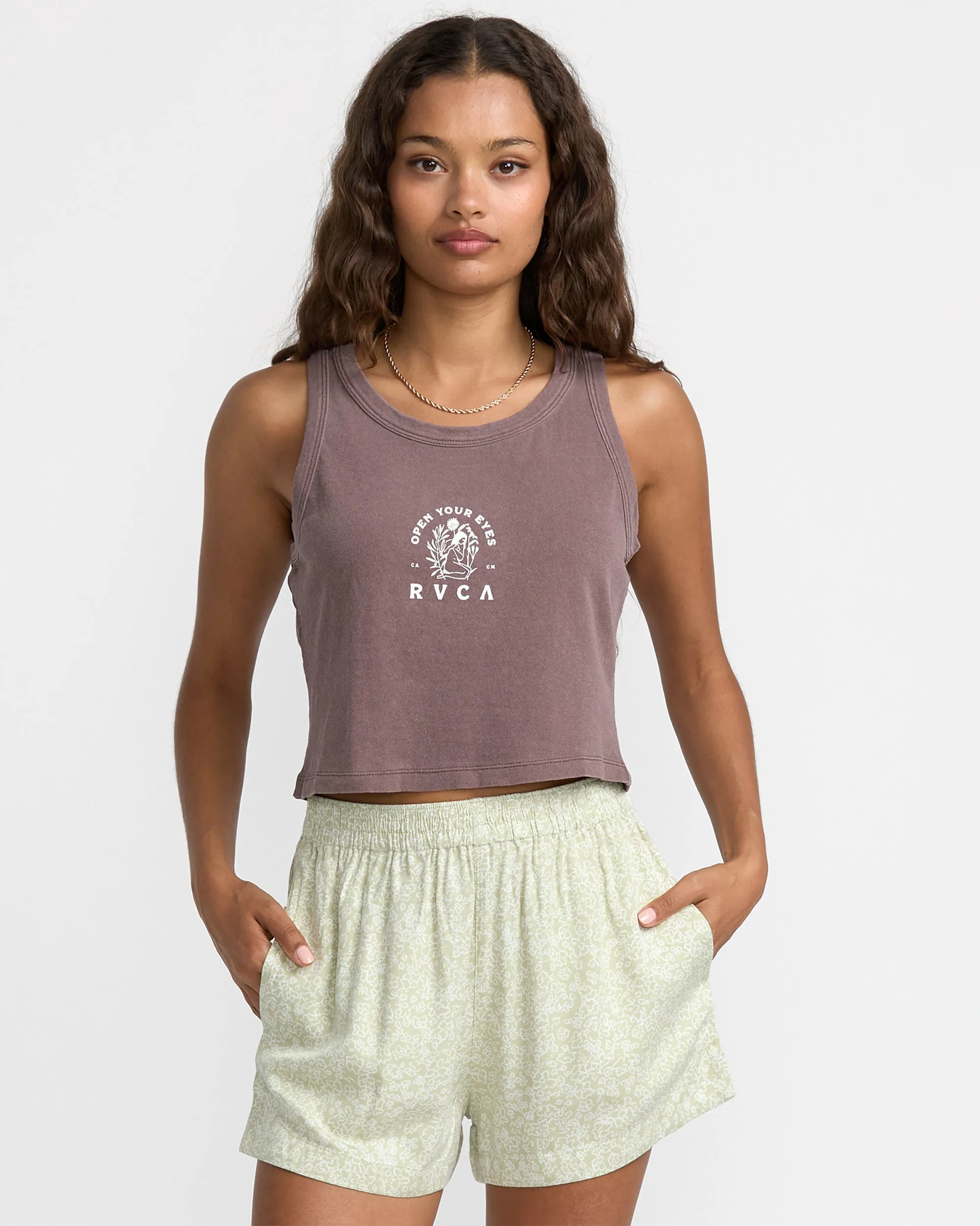 RVCA Flow Tank - Coffee Bean sold by Sun Diego Boardshops