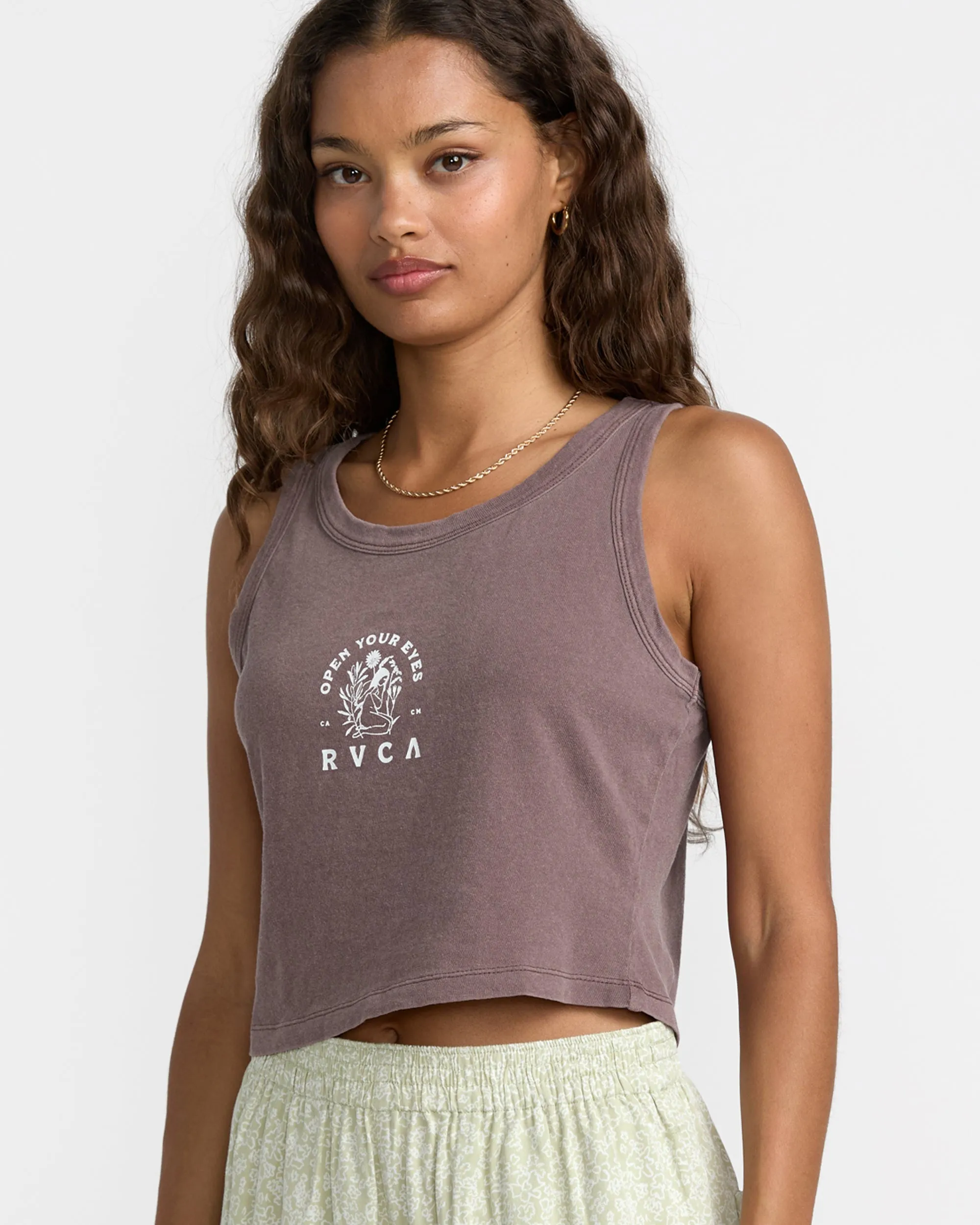 RVCA Flow Tank - Coffee Bean sold by Sun Diego Boardshops product image thumbnail 3