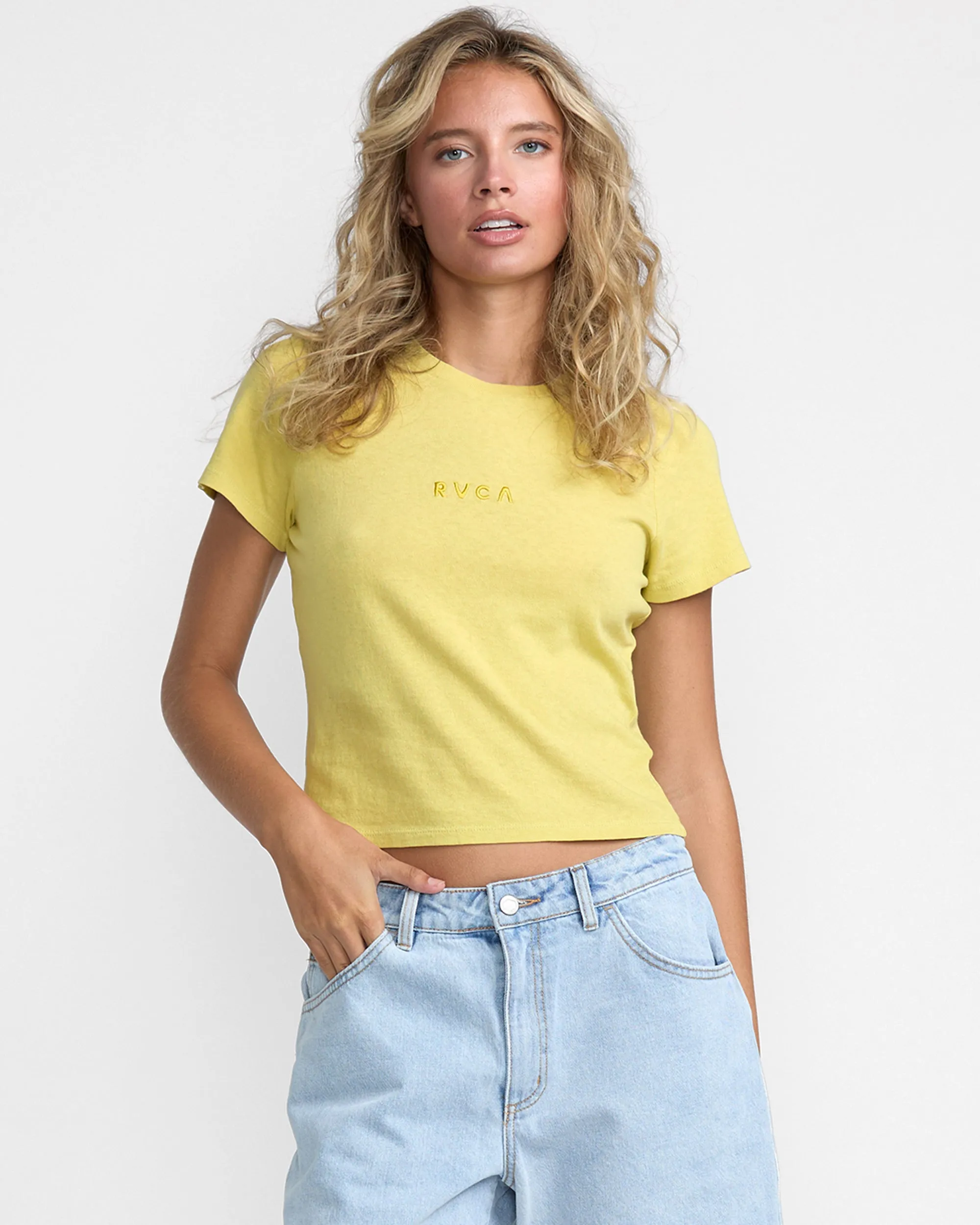 RVCA Forever Tee - Thyme Green sold by Sun Diego Boardshops