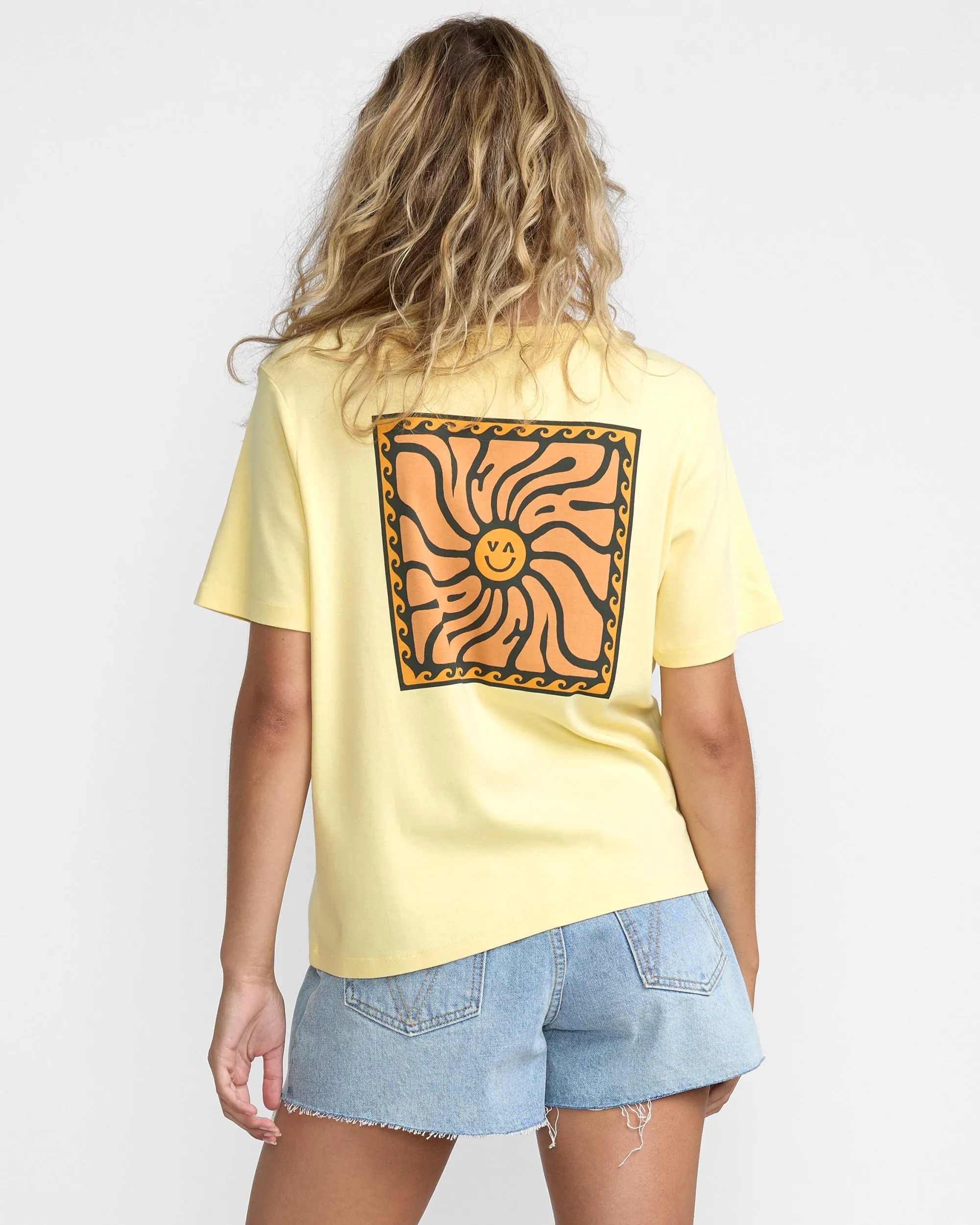 RVCA Daily Tee - Sunrise sold by Sun Diego Boardshops product image thumbnail 2