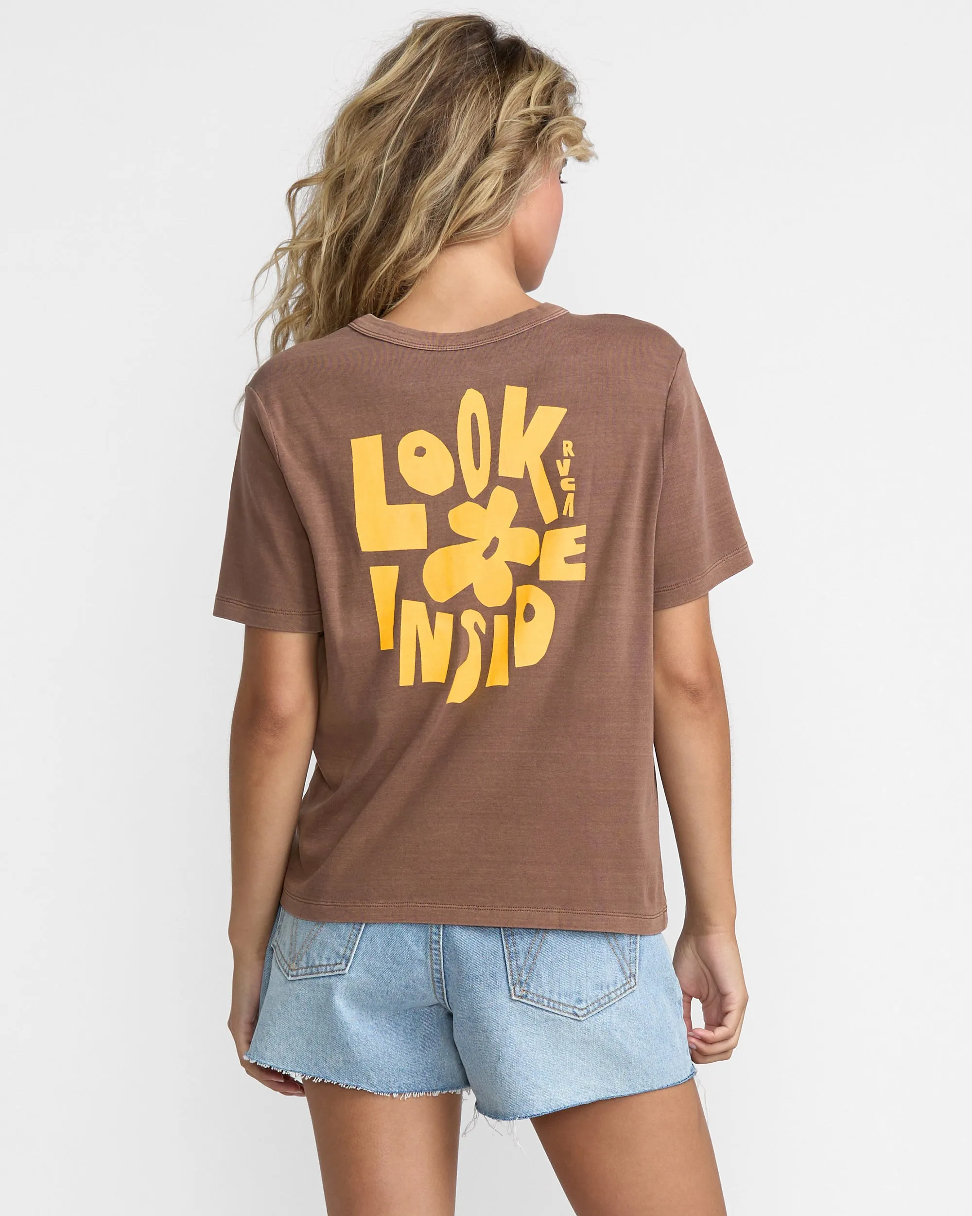 RVCA Daily Tee - Coffee Bean sold by Sun Diego Boardshops product image thumbnail 2
