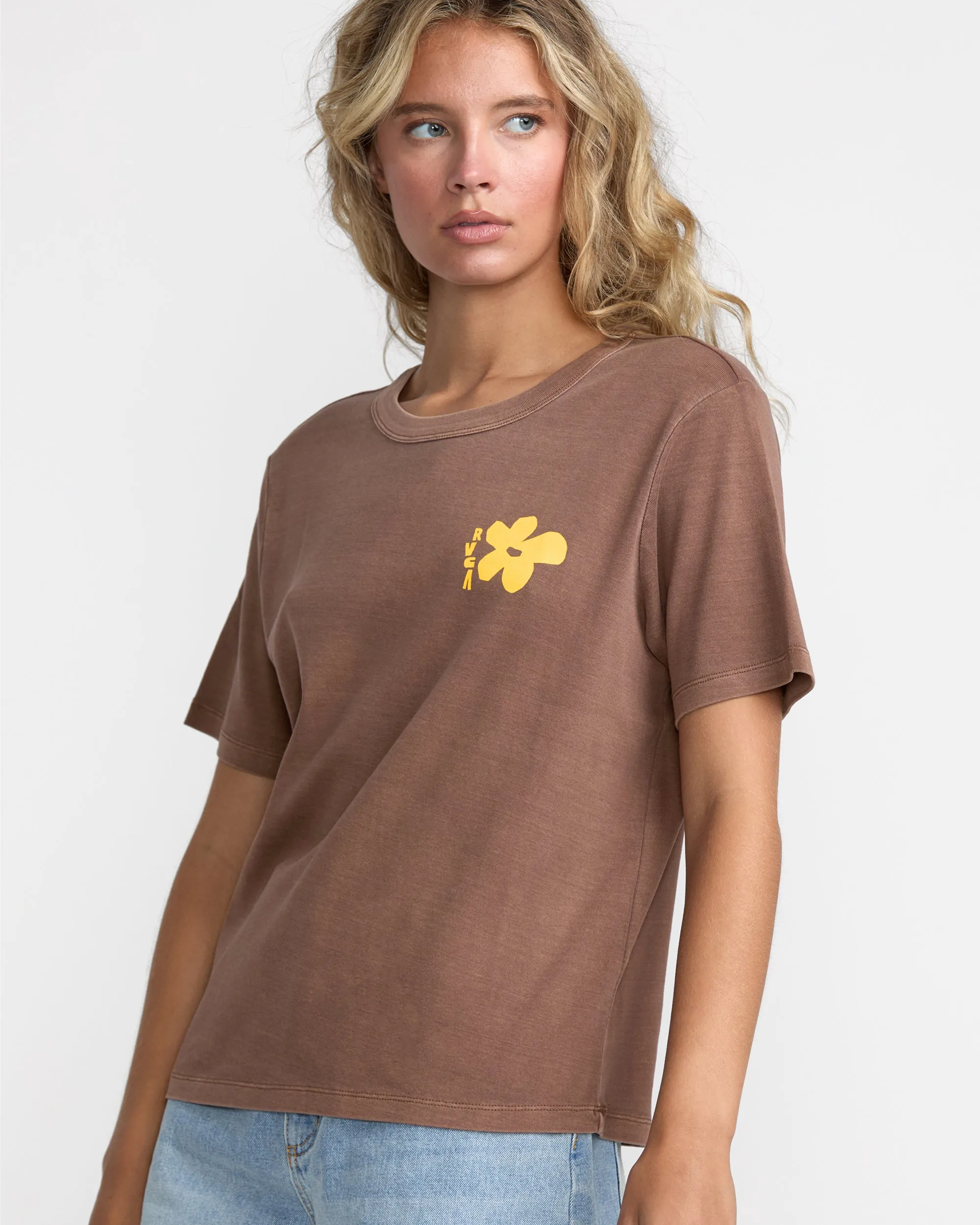 RVCA Daily Tee - Coffee Bean sold by Sun Diego Boardshops product image thumbnail 3