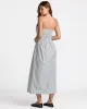 RVCA Florence Drop Waist Midi Dress - Pirate Black sold by Sun Diego Boardshops