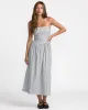 RVCA Florence Drop Waist Midi Dress - Pirate Black sold by Sun Diego Boardshops