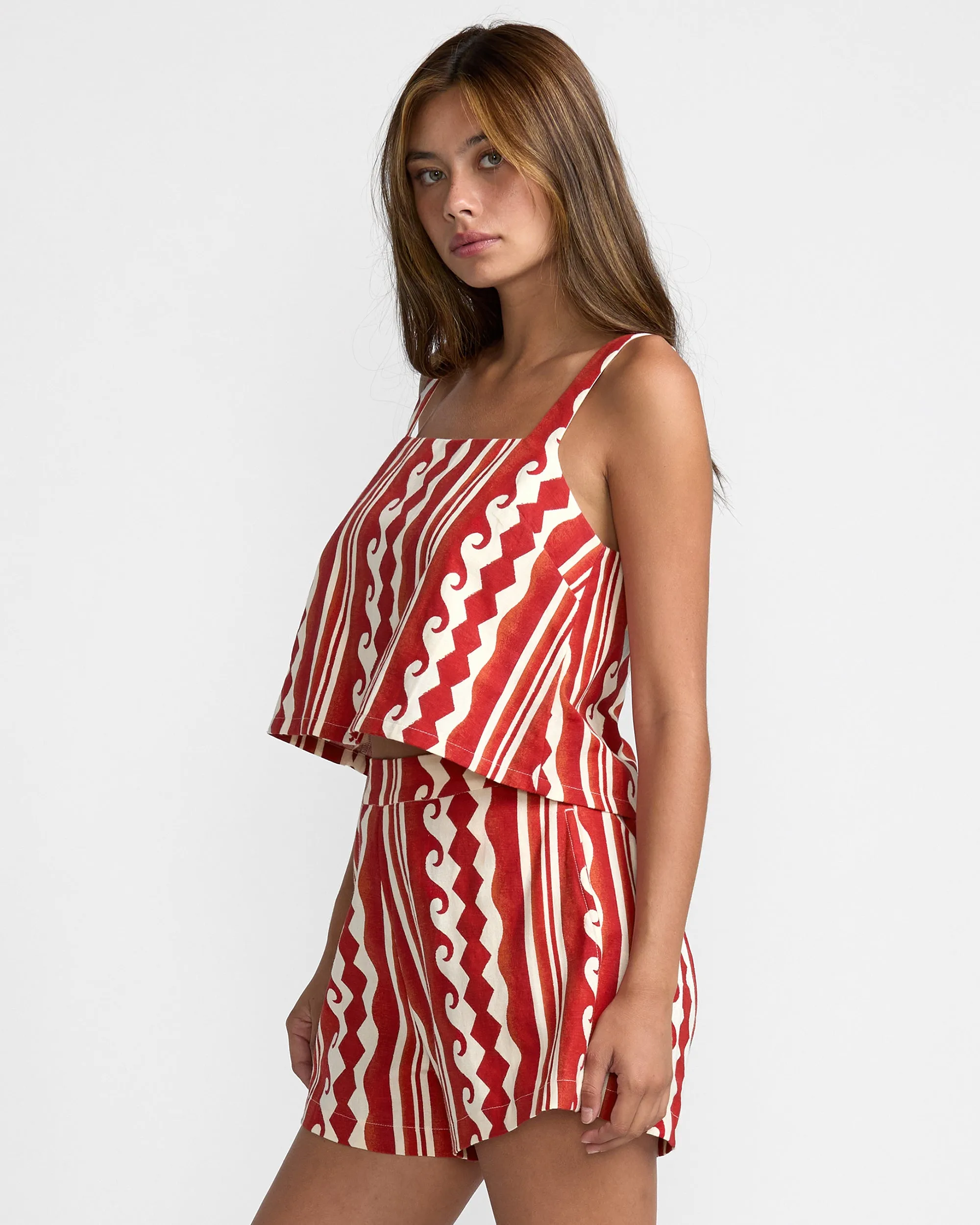 RVCA Baker Top - Pepper Red sold by Sun Diego Boardshops product image thumbnail 3